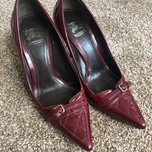 Authentic Burberry Patent Heels